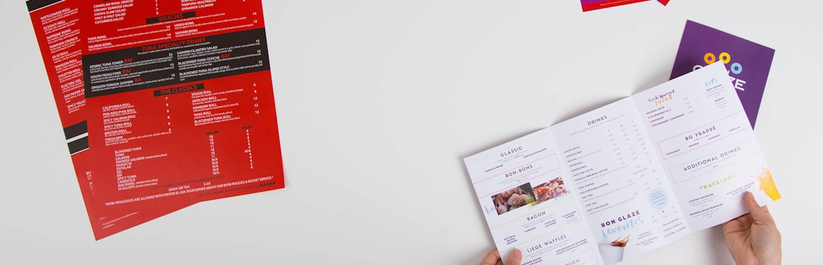 Restaurant Menu Printing Services | Smartpress