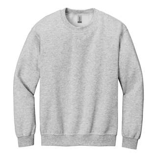 A solid branded sweatshirt in light gray color.