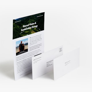 Church Letter Mailer with Reply Envelope Printing