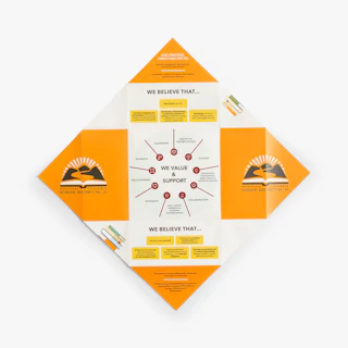 Corner Folder Open Gates | Event Invitation Template | Smartpress