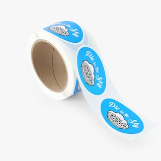 Oval Roll Label Printing