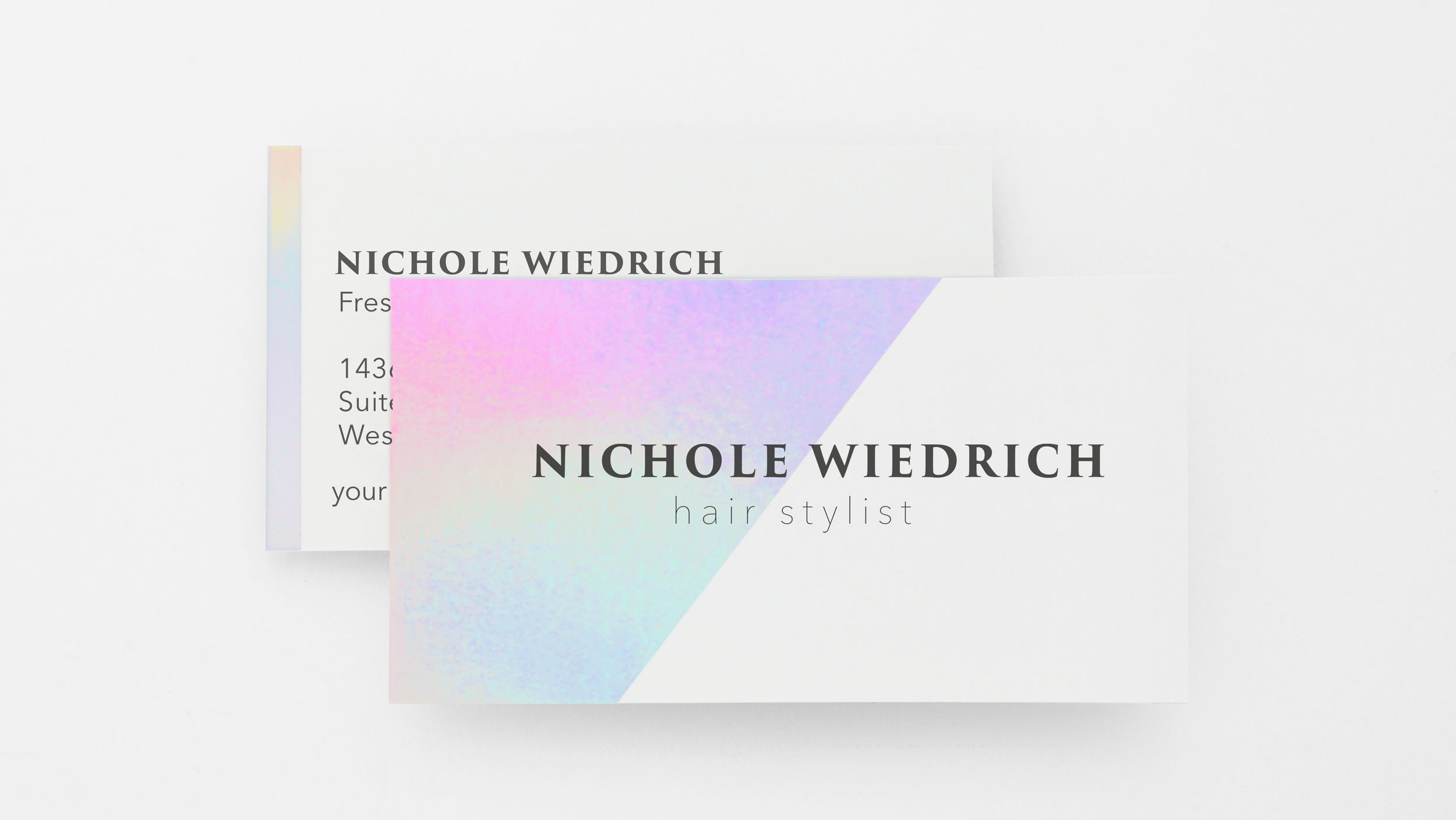 holographic business card printing