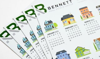 Personalized Real Estate Calendar Magnets  4x6 Custom Magnetic Calendars 
