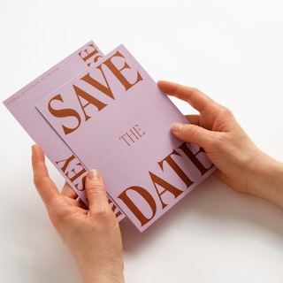 Save The Date Card Printing - Front and Back