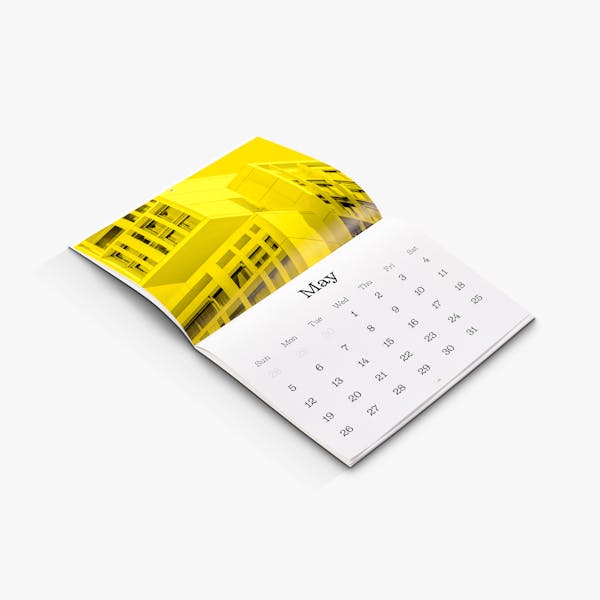 School Saddle Stitch Calendar Printing
