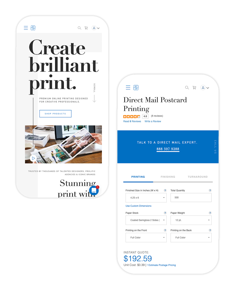 Mobile-friendly website
